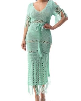 BEACH ME KNIT COVER-UP – MINT